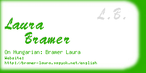 laura bramer business card